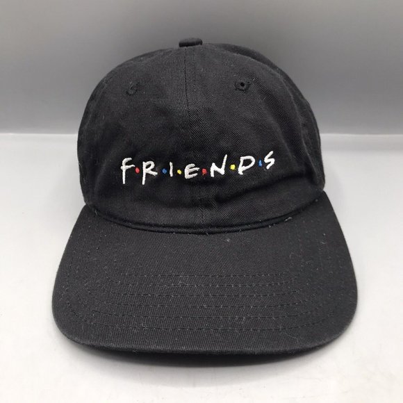 Friends TV Show Ball Cap Hat Adjustable Baseball Black Strapback Embroidery Logo - Picture 1 of 5